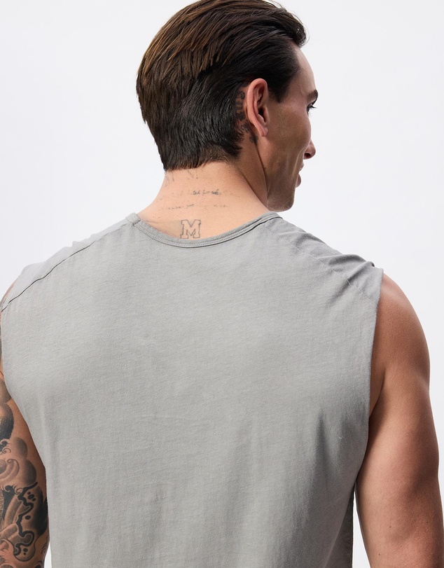 Surrounded By Ghosts - The Graftonite Asymmetrical Cotton Tail Muscle T-Shirt
