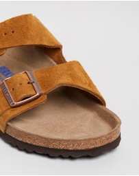 Birkenstock - Unisex Arizona Suede Leather Regular Sandals