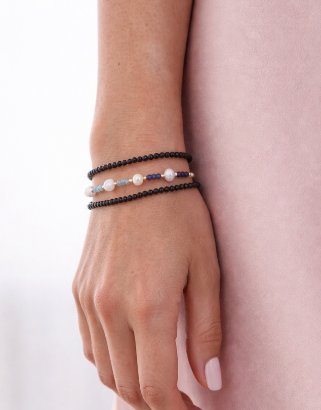 Miz Casa and Co - Crystal Beaded Bracelet Stack