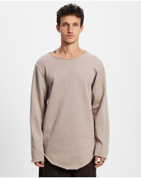 Surrounded By Ghosts - The Vishnevite Raw Neck Fleece Sweatshirt