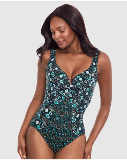 Miraclesuit Swimwear  - Bijoux Criss Cross Escape Underwired Shaping Swimsuit