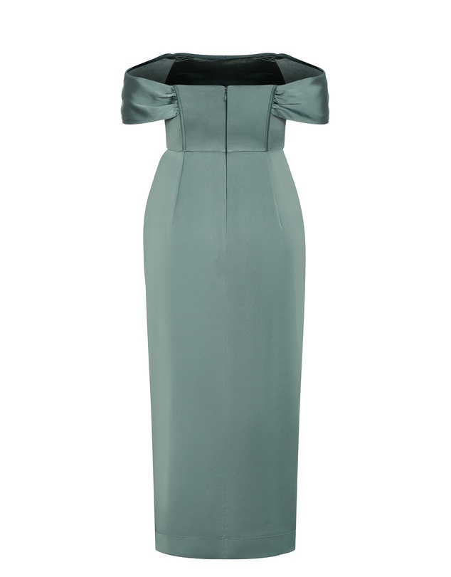 City Chic - Plus size Forbidden Love Maxi Dress - sage