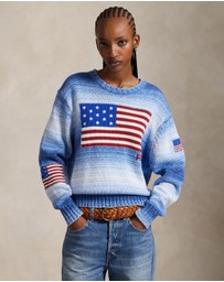 Polo Ralph Lauren - Flag Ombré Cotton Sweater