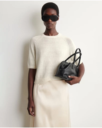 COS - Shrunken Knitted Linen T-Shirt