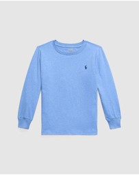 Polo Ralph Lauren - Cotton Jersey LS Tee - ICONIC EXCLUSIVE - Kids