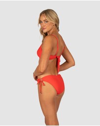 Baku Swimwear - Rococco Fixed Ladder Lace Triangle Bikini Bra Top
