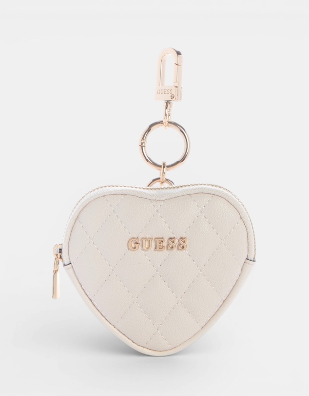 GUESS - Heart Pouch Keychain