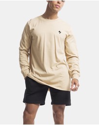 Vacancy Co - Palm Embroidery Long Sleeve Tee