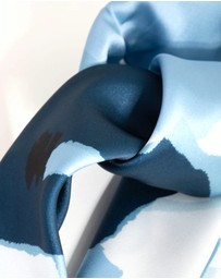 Lovisa - Blue Splatter Bandana Hair Scarf