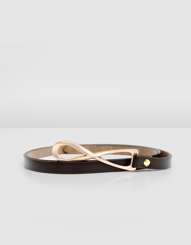 Belle & Bloom - London Mood Leather Tie Belt