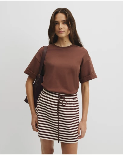 Country Road - Cuff Sleeve T-shirt