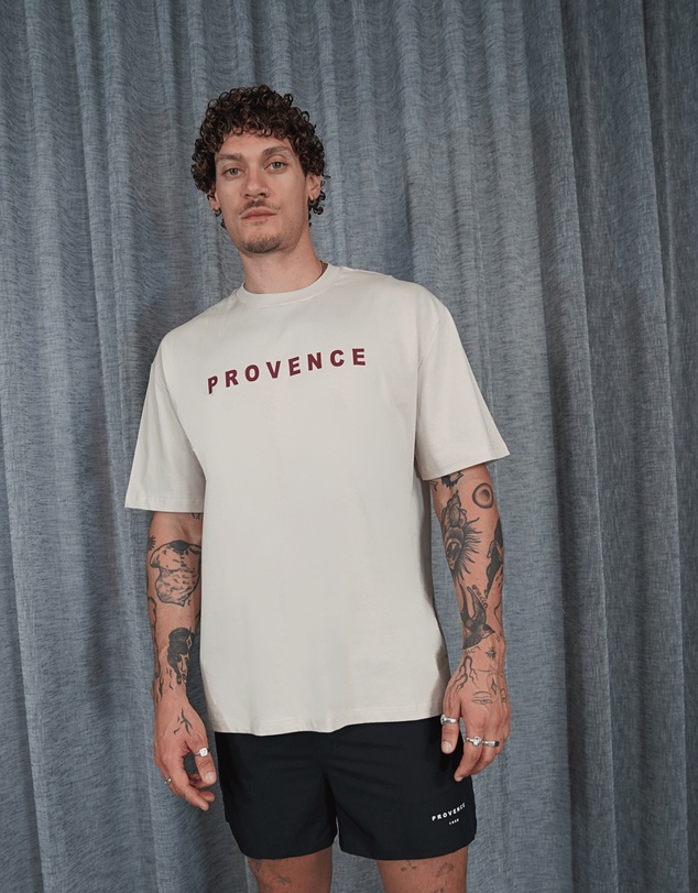 Provence - Bold Logo T-Shirt Beige
