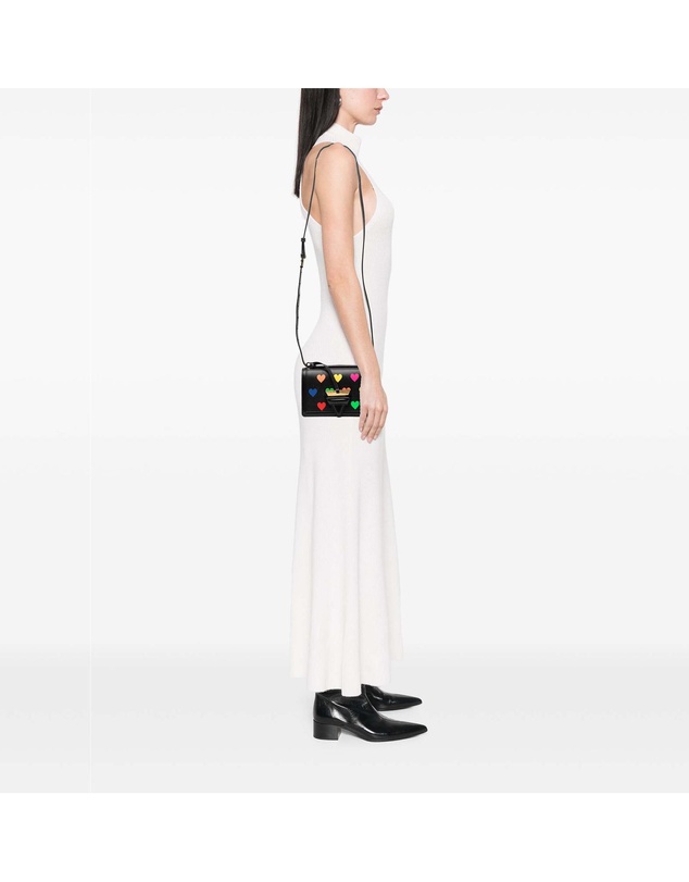 Pre-Loved by Azura Reborn - Pre-Loved Small Leather Hearts Barcelona Crossbody
