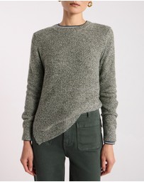 David Lawrence - Moss Stitch Knit Jumper