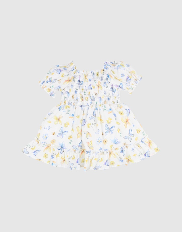 Bebe by Minihaha - Libby SS Butterfly Dress - Babies