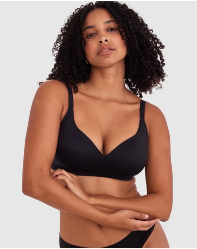 Bras N Things - Body Bliss Full Cup Wirefree - Black