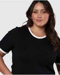 Sunday In The City - Luxe Contrast Tee