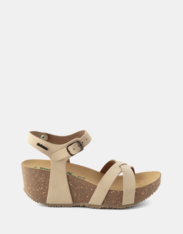 BioNatura - Willow Leather Wedge Heels