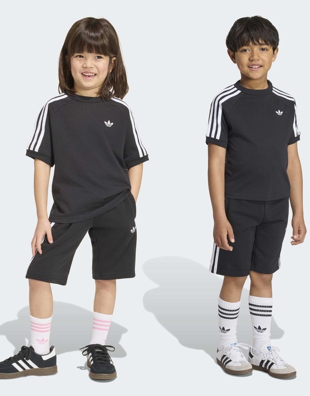 adidas Originals - 3 STRIPE SHORT TEE SET Kids