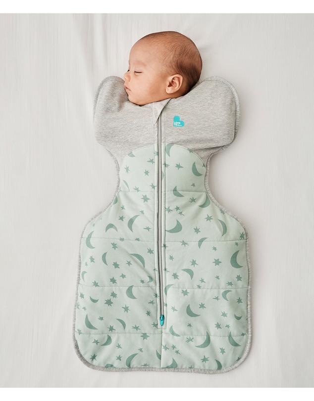 Love to Dream - Swaddle Up 3.5 TOG Quilted Stretch Cotton Moonlight in Olive