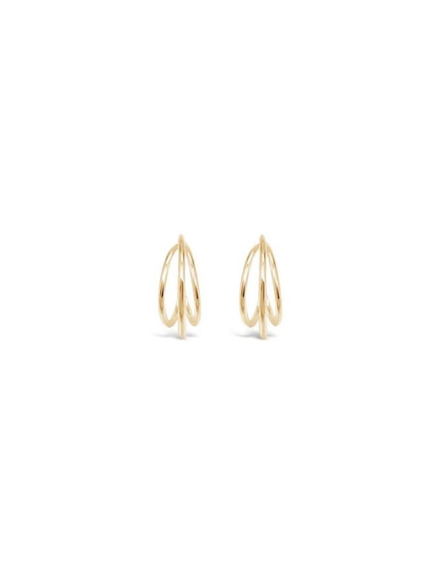 Ichu - Micro Hoops, Gold