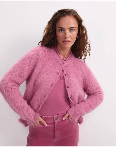 Sportscraft - Alpaca Blend Cropped Cardigan