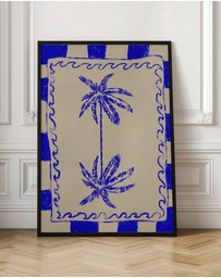 Olive et Oriel - Coastal Charm by Shatha Al Dafai Art Print