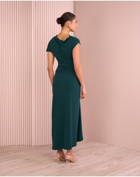 Azzurielle - Reynolds Boat Neck Maxi Dress