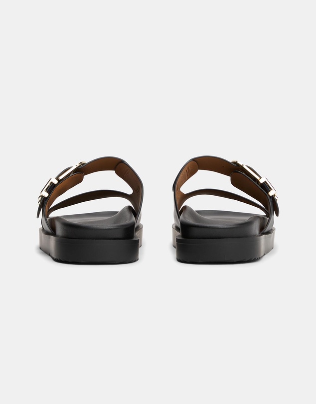 Tommy Hilfiger - Leather Sporty Mules - Women's