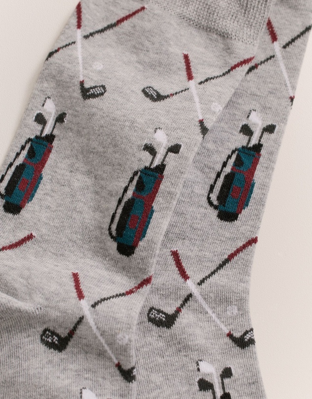 Trenery - Golf Caddy Sock in Grey Marle