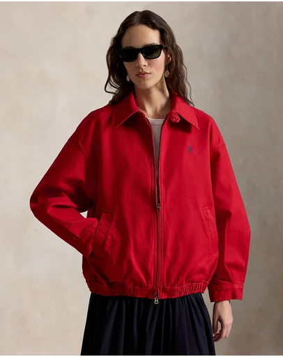 Polo Ralph Lauren - Oversized Cotton Windbreaker - The ICONIC Exclusive
