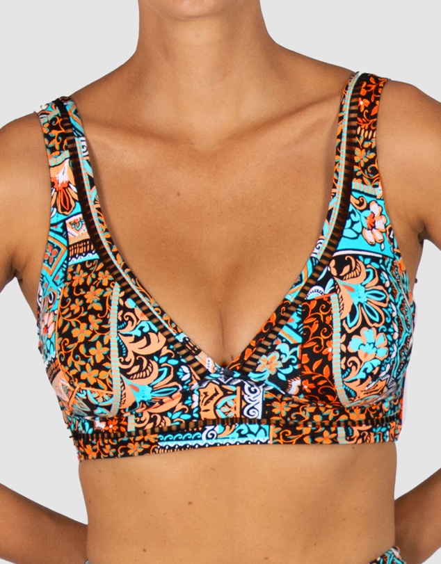 Baku Swimwear - Tulum D/DD Longline Bikini Bra Top