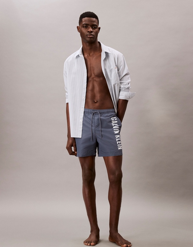 Calvin Klein - Intense Power Medium Drawstring Swim Shorts