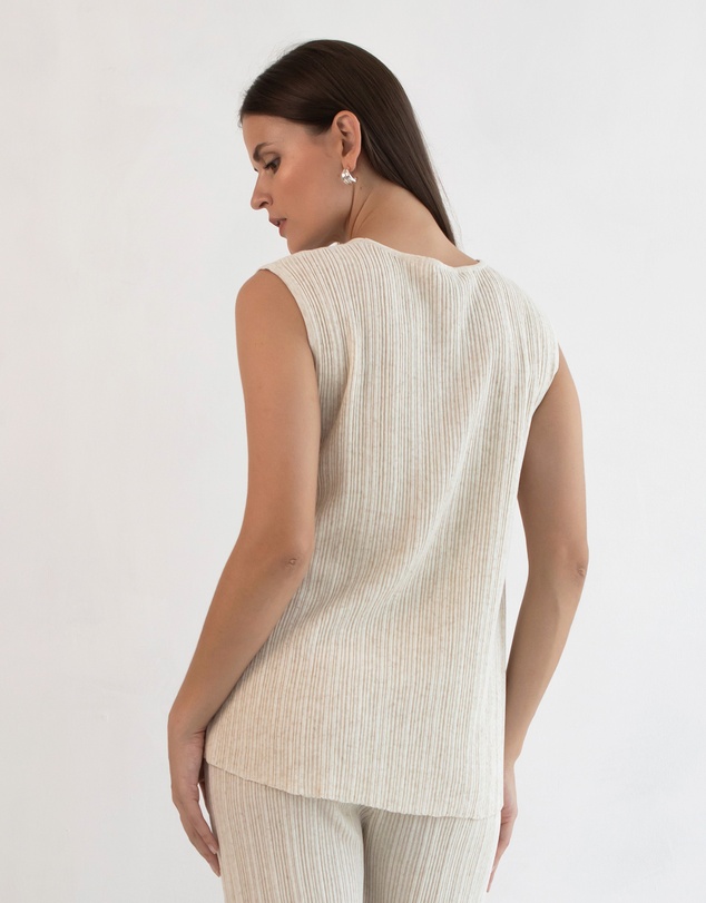 Soon Maternity - Collette Linen Knit Feeding Tank