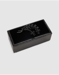 Politix - Crystal Floral Vine Lapel Pin