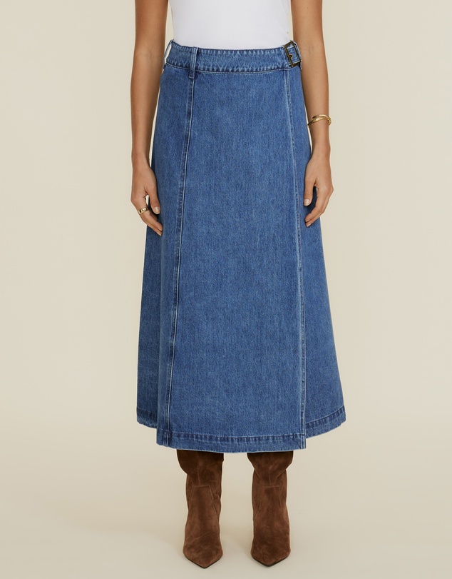 The Fated - Riley Denim Skirt