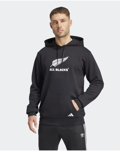 adidas Performance - All Blacks Logo Hoodie Mens