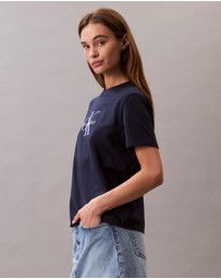 Calvin Klein Jeans - Embroidered Monogram Logo Tee
