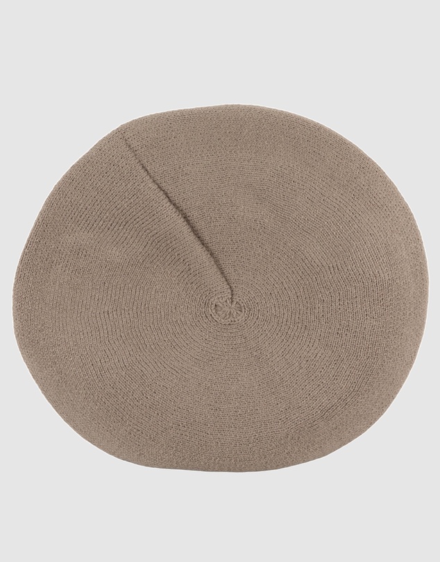 Max Alexander - European Made Beige Soft Wool Beret