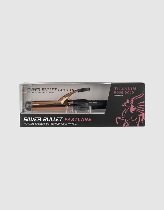Silver Bullet - Silver Bullet Fastlane Titanium Curling Iron Rose Gold - 32mm