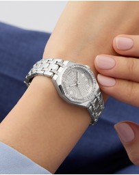 GUESS - Guess Pixie Ladies Silver Tone Analogue Watch