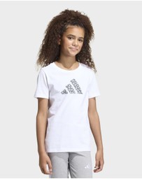 adidas Sportswear - Junior Girls Animal Print Graphic Tee