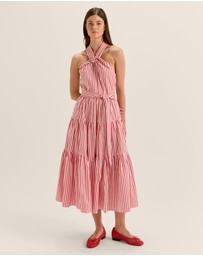 Review - San Rio Striped Halter Dress