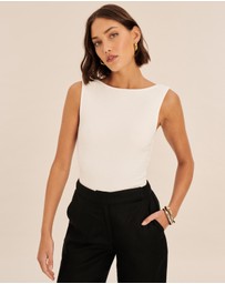 AERE - Organic Cotton Boat Neck Tank