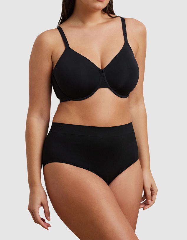 Lauren by Ralph Lauren - Luxe Smoothing Unlined Wired Seamless Minimiser Bra