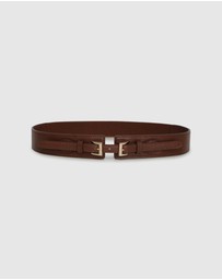 Belle & Bloom - London Fog Leather Waist Belt