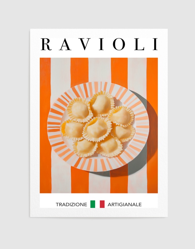 Olive et Oriel - Ravioli by Andreas Magnusson Art Print