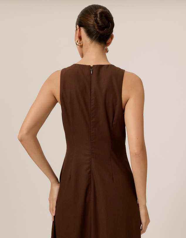 Tussah - Andy Square Neck Midi Dress