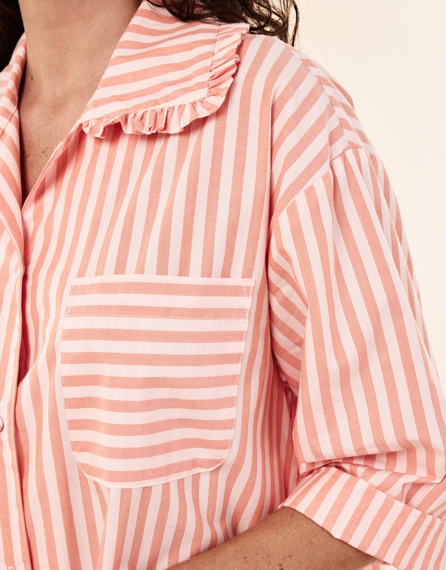 Papinelle - Butterscotch Stripe Nightshirt