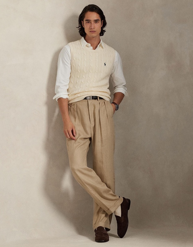 Polo Ralph Lauren - Cable-Knit Cotton Sweater Vest